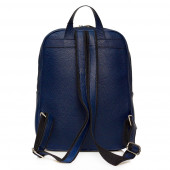 Rucsac laptop 14 inch din piele naturala DiAmanti Rovereto Blu Scuro